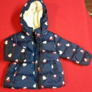 EXCELLENT Girl's Winter Puffer Jacket (Silky soft lining) 2T